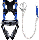 NewDoar Fall Protection Harness, ANSI/OSHA Standards Full Body Roofing Kit