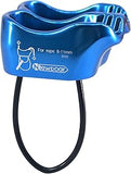 NewDoar Climbing Abseiling Belay Device ATC Rappelling Descender 25KN V-grooved Equipment-Blue