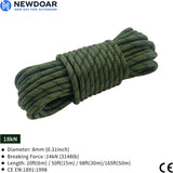 8mm（5/16 in）Climbing Rope  -4 Colors Available