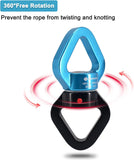 NewDoar 30KN CE Certified Micro Rotator Swivel-Blue & Black