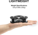 NewDoar CE Certified 25/28KN Tandem Double Speed Pulley-Black