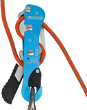NewDoar Climbing Stop Descender Rappelling Belay for Rope 9-12mm Novices for Rescue-Blue