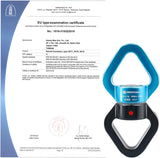 NewDoar 30KN CE Certified Micro Rotator Swivel-Blue & Black
