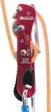 NewDoar Climbing Stop Descender Rappelling Belay for Rope 9-12mm Novices for Rescue-Red