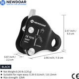 NewDoar Rope Grab Ascender for 10-13MM Rope - Black