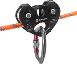 NewDoar CE Certified 25/28KN Tandem Double Speed Pulley-Black