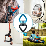 NewDoar 30KN CE Certified Micro Rotator Swivel-Blue & Black