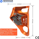 NewDoar CE Certified Chest Ascender for 8~13MM Rope - 3 Colors Available