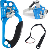 NewDoar Hand Ascender & Foot Ascender & Foot Loop Set (Right Blue Set)