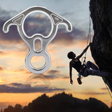 NewDoar Downhill Equipment Rigging Plate 40kN Rescue Figure 8 Descender-White