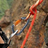 NewDoar 28KN UIAA & CE Certified Auto Climbing Carabiner -Grey 5pcs