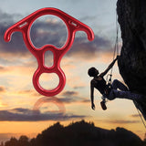 NewDoar  Downhill Equipment Rigging Plate 40kN Rescue Figure 8 Descender-Red