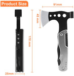 NewDoar Hammer Multitool Camping Accessories Survival Gear and Equipment Bottle Opener - Grey Axe