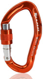 NewDoar Auto 23KN and Screw 24KN Locking Climbing Clip Aluminum Alloy for Climbing