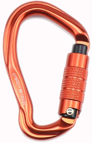 NewDoar Auto 23KN and Screw 24KN Locking Climbing Clip Aluminum Alloy for Climbing