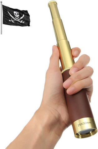 NewDoar 25x30 Zoomable Monocular Vintage Pirate Telescope