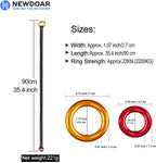 NewDoar Tree Arborist Friction Saver 22KN Climbing Gold 35.4 inch