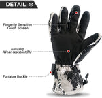 NewDoar Ski Gloves Waterproof Winter Warm Gloves Cold Snowboard Gloves