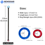 NewDoar Tree Arborist Friction Saver 22KN Climbing Anchor Blue 43 inch