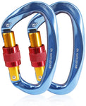 NewDoar Heavy Duty Locking Clips 24KN/5400lbs,Screwgate Locking for Keychain Dog