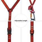 NewDoar Climbing Aider 4 Step Foot Ascender Loop Climbing Rope (Black green)