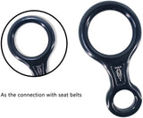 NewDoar 8 Descender Downhill Equipment Rigging Plate 40kN Rescue