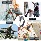 NewDoar UIAA & CE Certified Right Hand Ascender for 8~13MM Rope - Grey