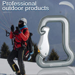 NewDoar Rock Climbing Carabiner 18kN Paragliding Paraglider Parachute Carabiner