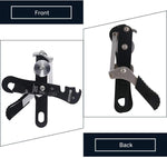 NewDoar Climbing Stop Descender Rappelling Belay for Rope 9-12mm Novices for Rescue