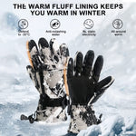NewDoar Ski Gloves Waterproof Winter Warm Gloves Cold Snowboard Gloves