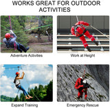 NewDoar CE Certified 20kN Micro Pulley Fixed Side Trolley for Climbing Rescue